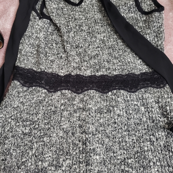 Monteau Stretch Dress with Bow Tie - Picture 8 of 9